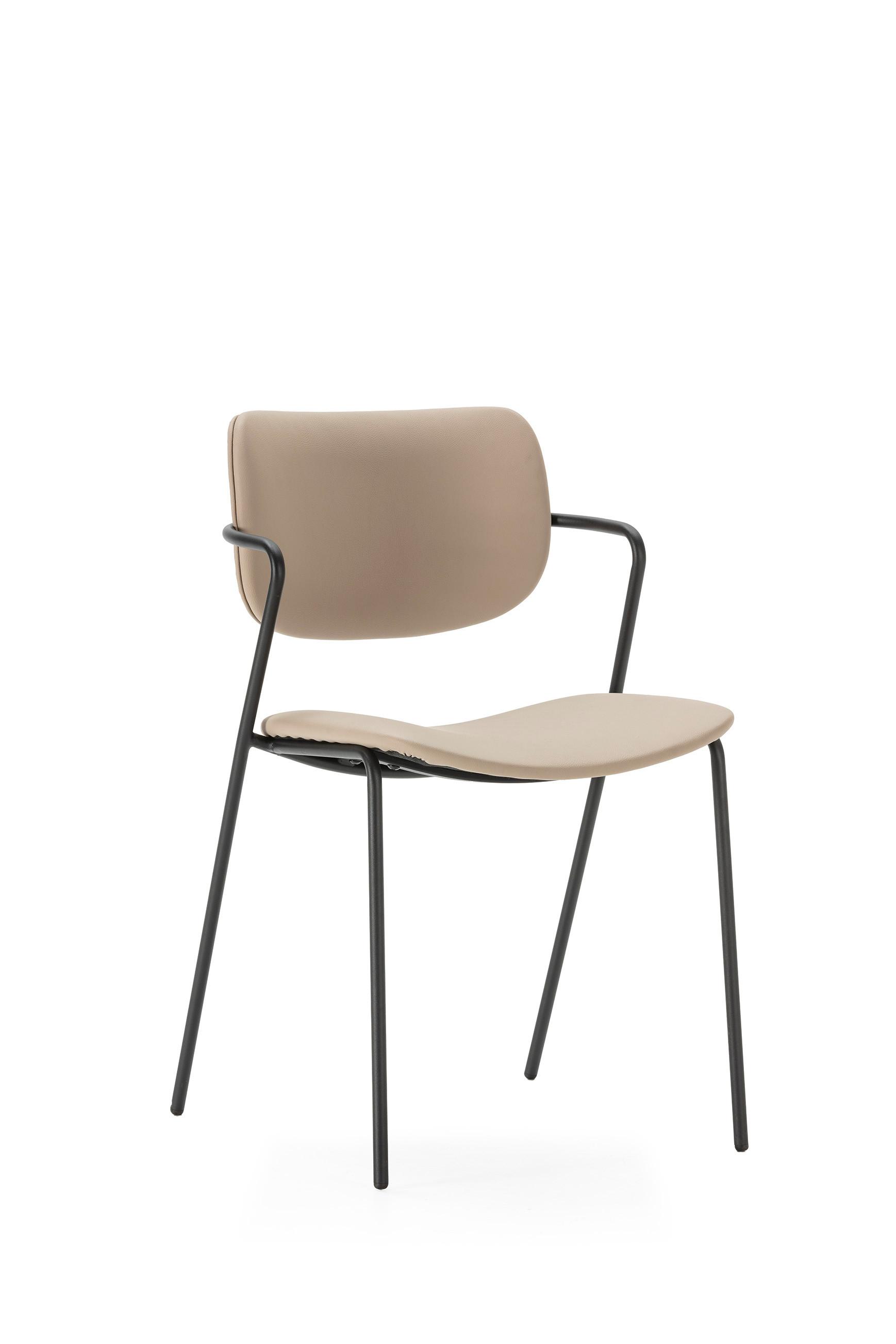 ESSZIMMERSTUHL Maika Beige 49/55/48 cm 2er-Set - Beige, Textil (55/48/49cm) - Calicosy