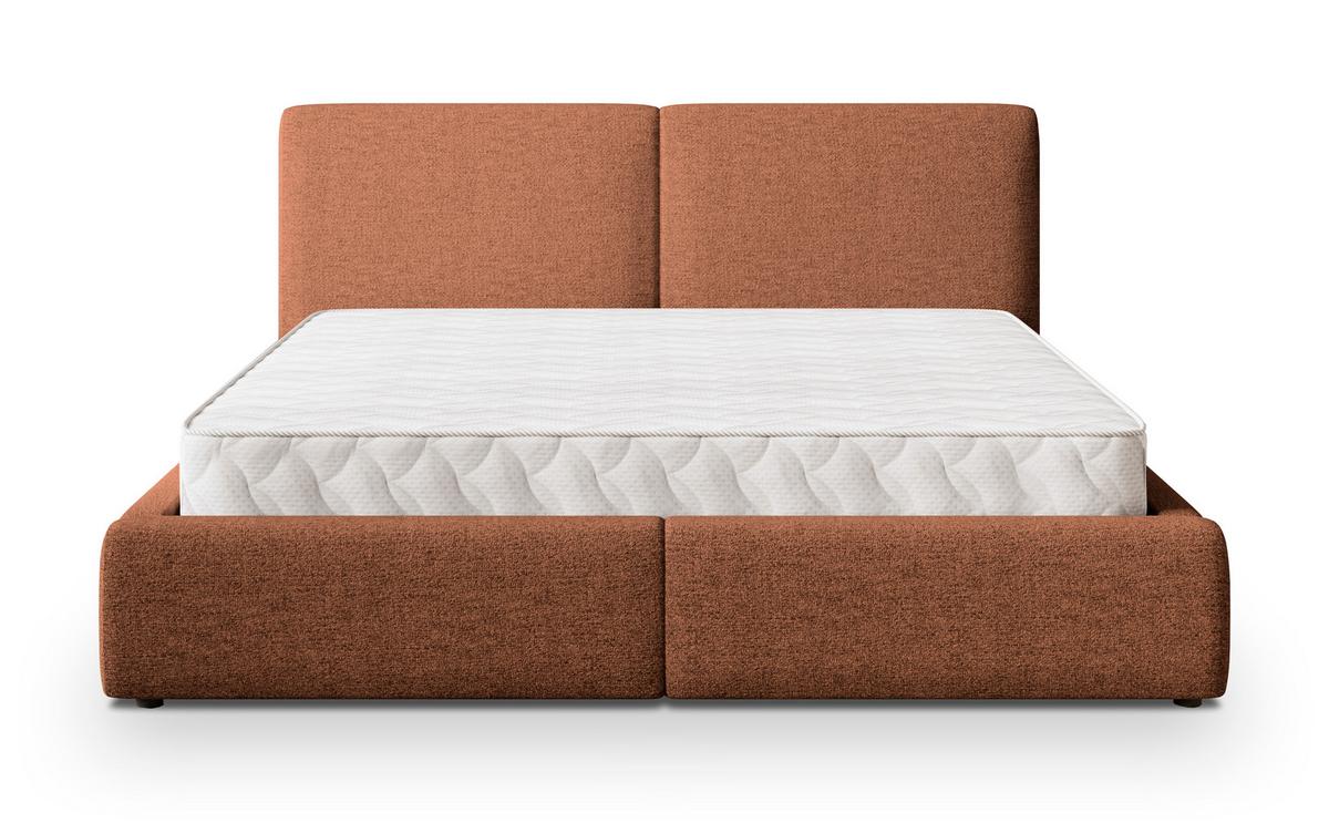 POLSTERBETT FELURO NV 200x200 cm mit Bettkästen - Kupferfarben - Kupferfarben, Holz/Textil - MASSENO