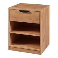 NACHTTISCH Varkaus - Eichefarben, Holzwerkstoff (43/55/40cm) - [en.casa]