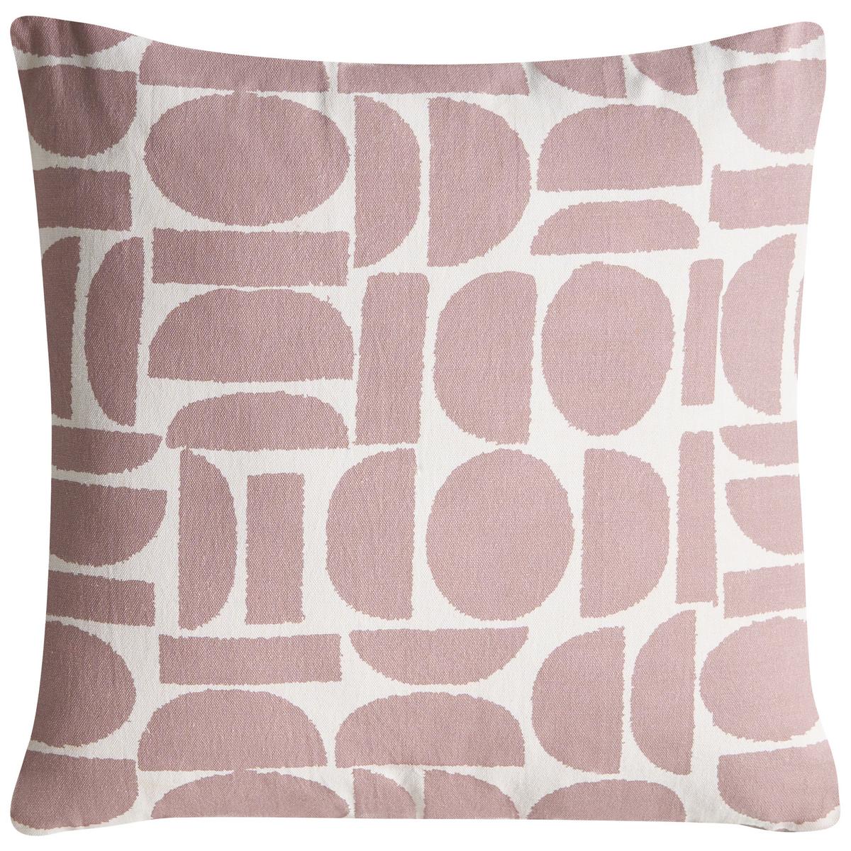 DEKOKISSEN 3er-Set Rosa 45/45 cm Pentace - Pink, Textil (45/45cm) - Beliani