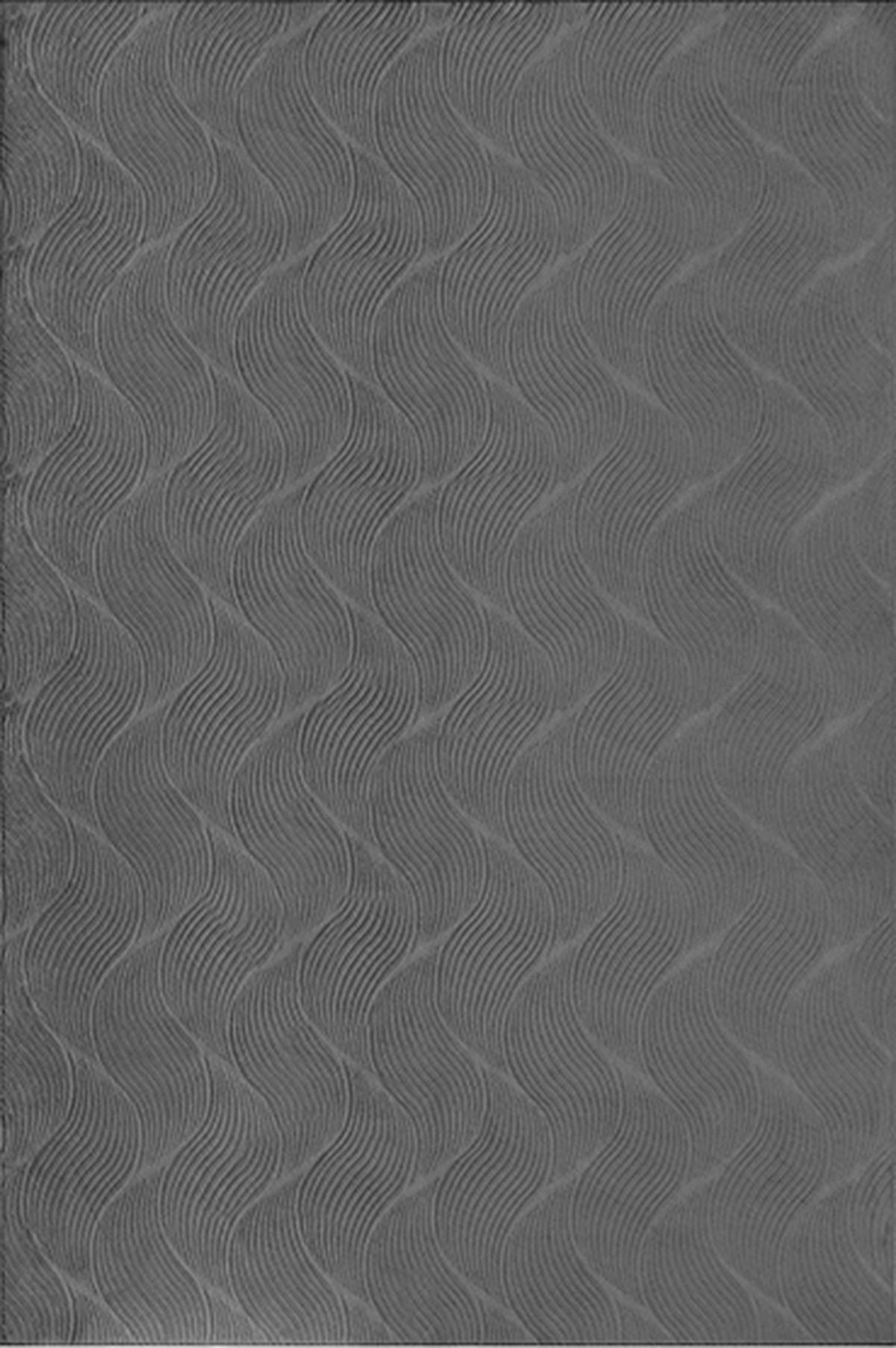 KURZFLORTEPPICH Antirutsch Geometrisch DALAR Polypropylen Anthrazit 200 x 280 cm - Anthrazit, Textil (200/280cm) - KADIMA DESIGN