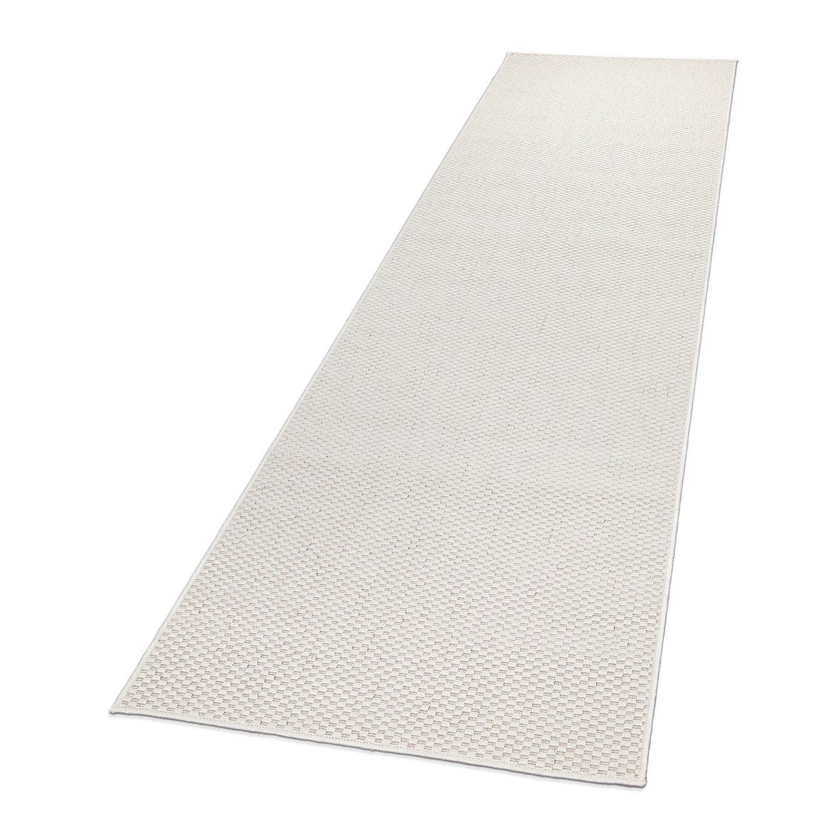 OUTDOORTEPPICH Elfenbein 80 x 250 cm - Weiß, Kunststoff (80/250cm) - TT Home