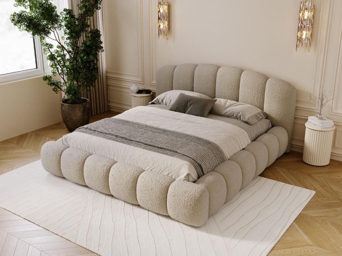 POLSTERBETT CLOUD SOFT - Beige, Textil (146/234cm) - Graingold