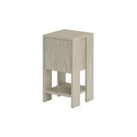 NACHTTISCH 1 Tür aufklappbar Ema 30/30/55 cm - Beige, Holzwerkstoff (30/55/37.5cm) - Calicosy