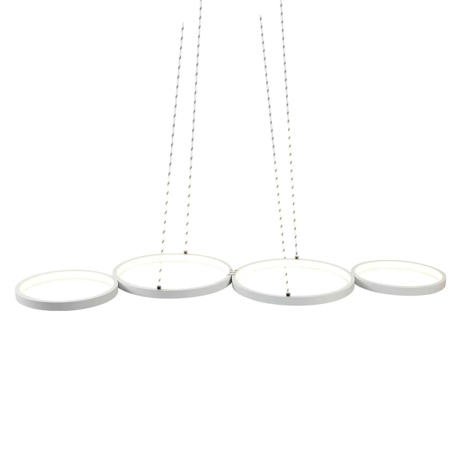 PENDELLEUCHTE Sphäre 88/32/160 cm - Weiß, Metall (88/32/160cm) - Nettlife