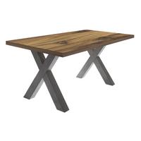 ESSZIMMERTISCH Eike 4 180 x 90 x 75 Esstisch Graphit/Plankeneiche - Dunkelbraun, Holz (180/90/75cm) - 58aufmkessel