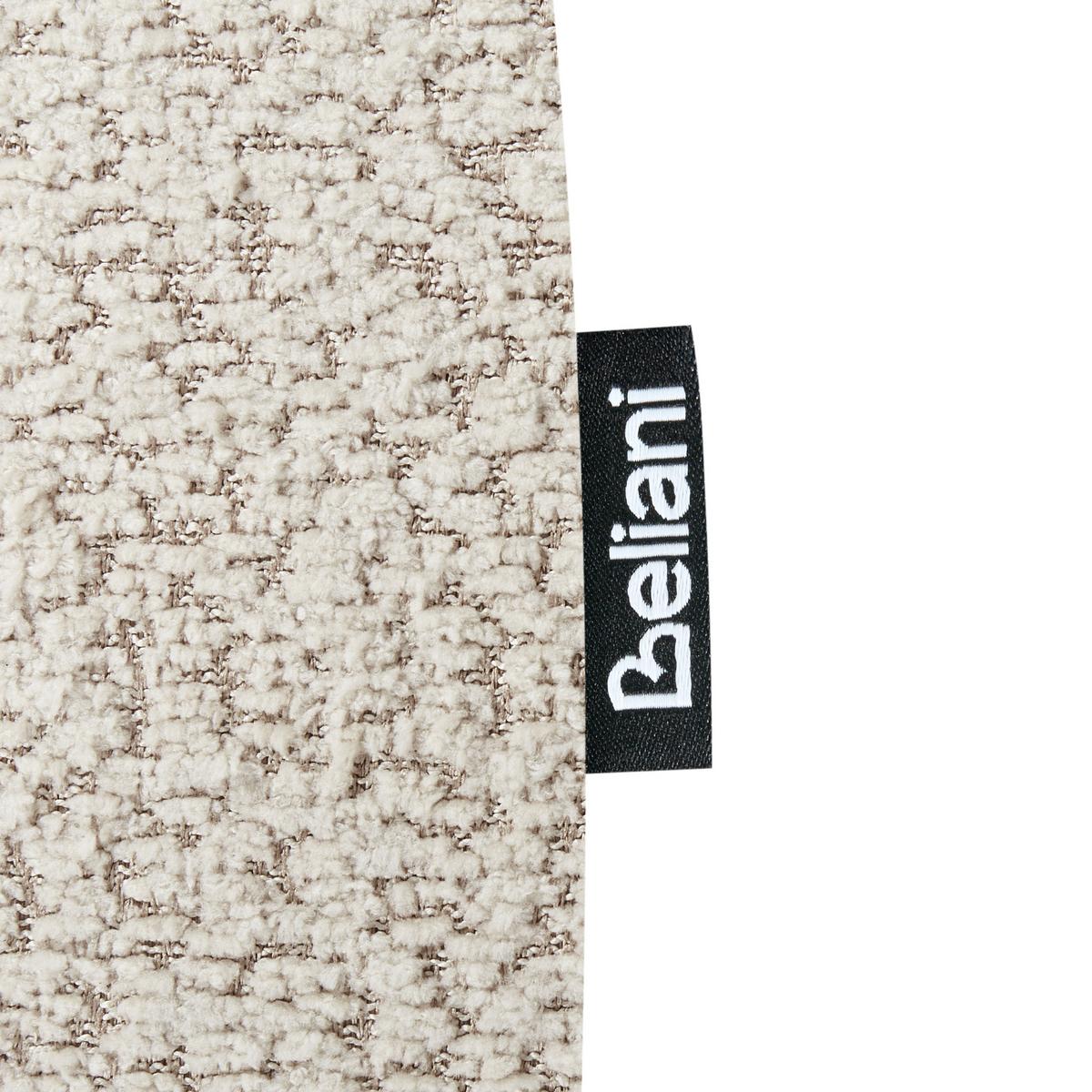 ESSZIMMERSTUHL 2er Set Holz Braun/Beige Isle - Beige/Braun, Holz (45/82/55cm) - Beliani