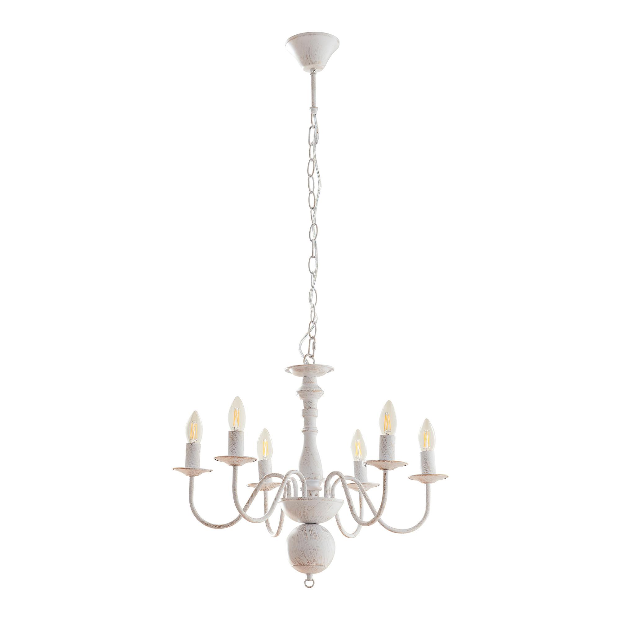 KRONLEUCHTER Berkeley - Weiß, Metall (56/56/160cm) - lux.pro