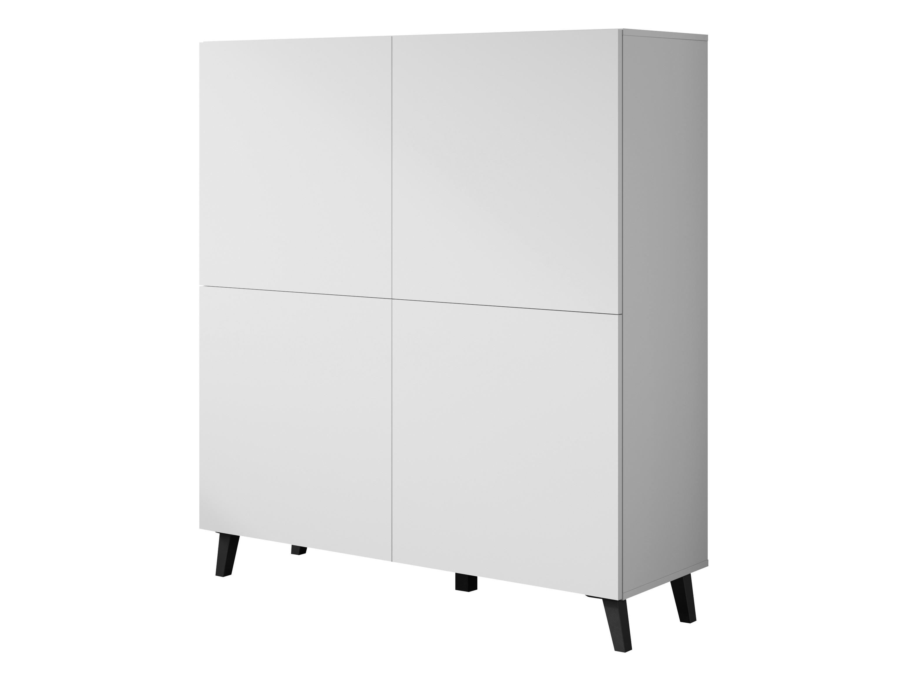 HIGHBOARD Phuket 120 - Schwarz/Weiß, Holzwerkstoff/Kunststoff (120/130/39cm) - MIRJAN24