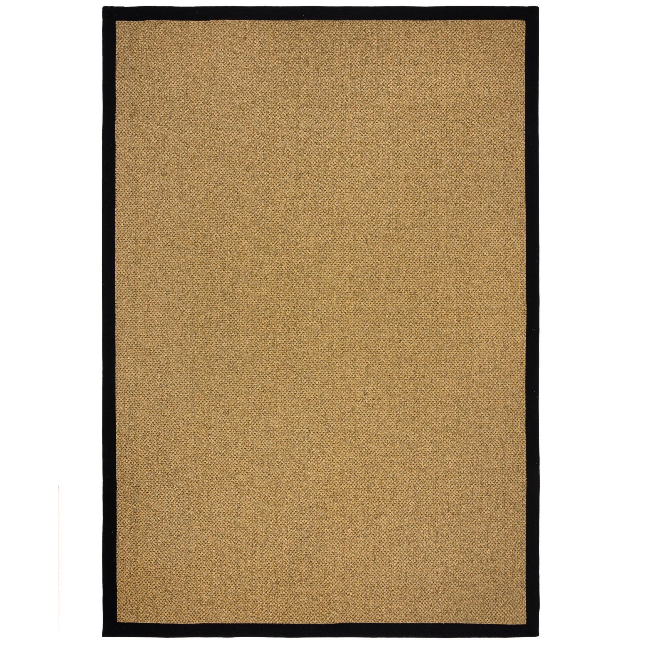OUTDOORTEPPICH Waschbar KEER, mit Bordüre, Natur-Schwarz, 160 x 230 cm - Beige, Textil (160/230cm) - KADIMA DESIGN