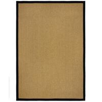 OUTDOORTEPPICH Waschbar KEER, mit Bordüre, Natur-Schwarz, 120 x 170 cm - Beige, Textil (120/170cm) - KADIMA DESIGN