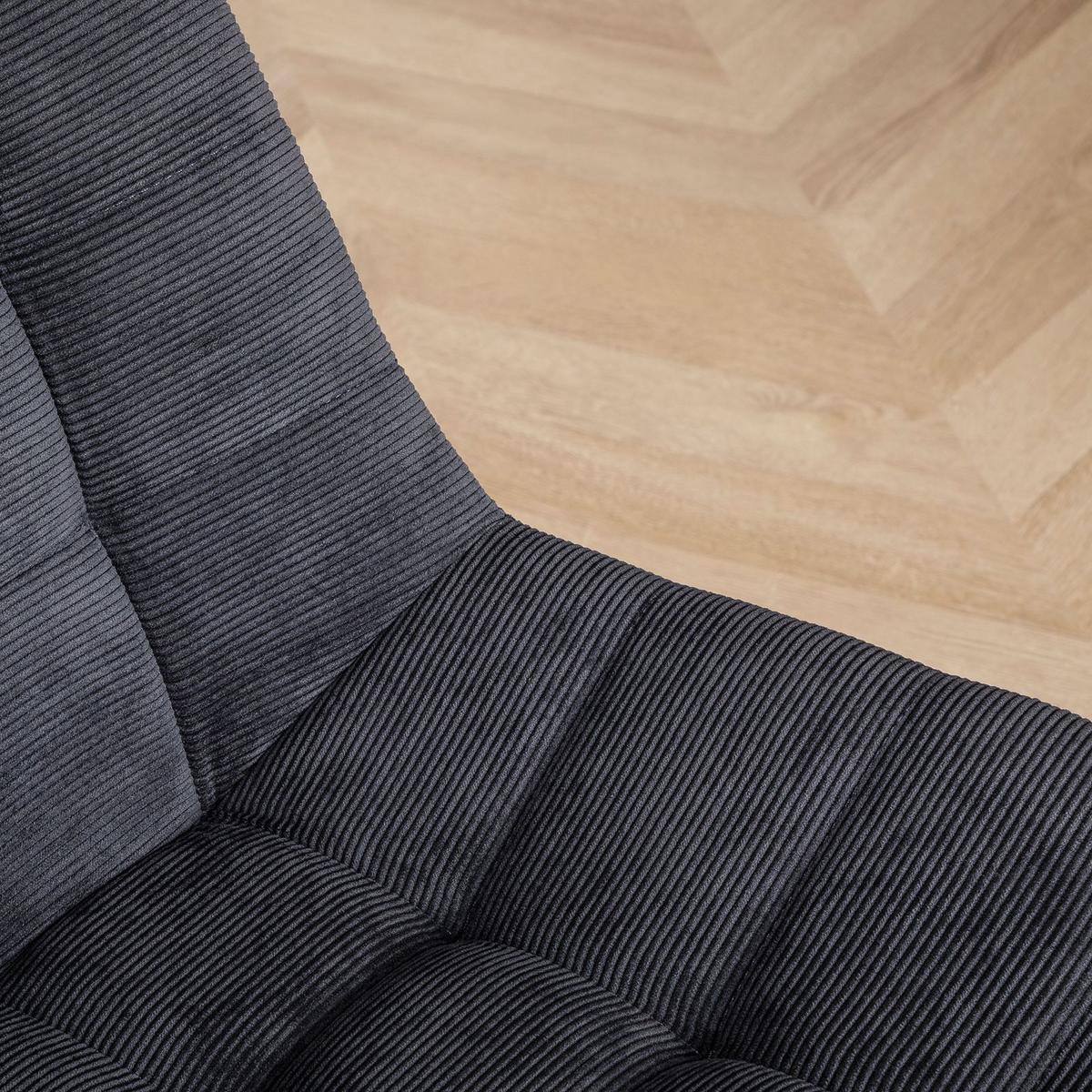 DREHSTUHL VASILO schwarz - Schwarz, Textil (54/80/61cm) - IDIMEX
