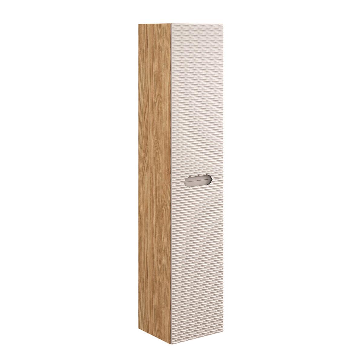 BADMÖBEL 60cm Elora 2er-Set Beige und Holz - Braun, Holzwerkstoff (60/59/46cm) - Petits-meubles