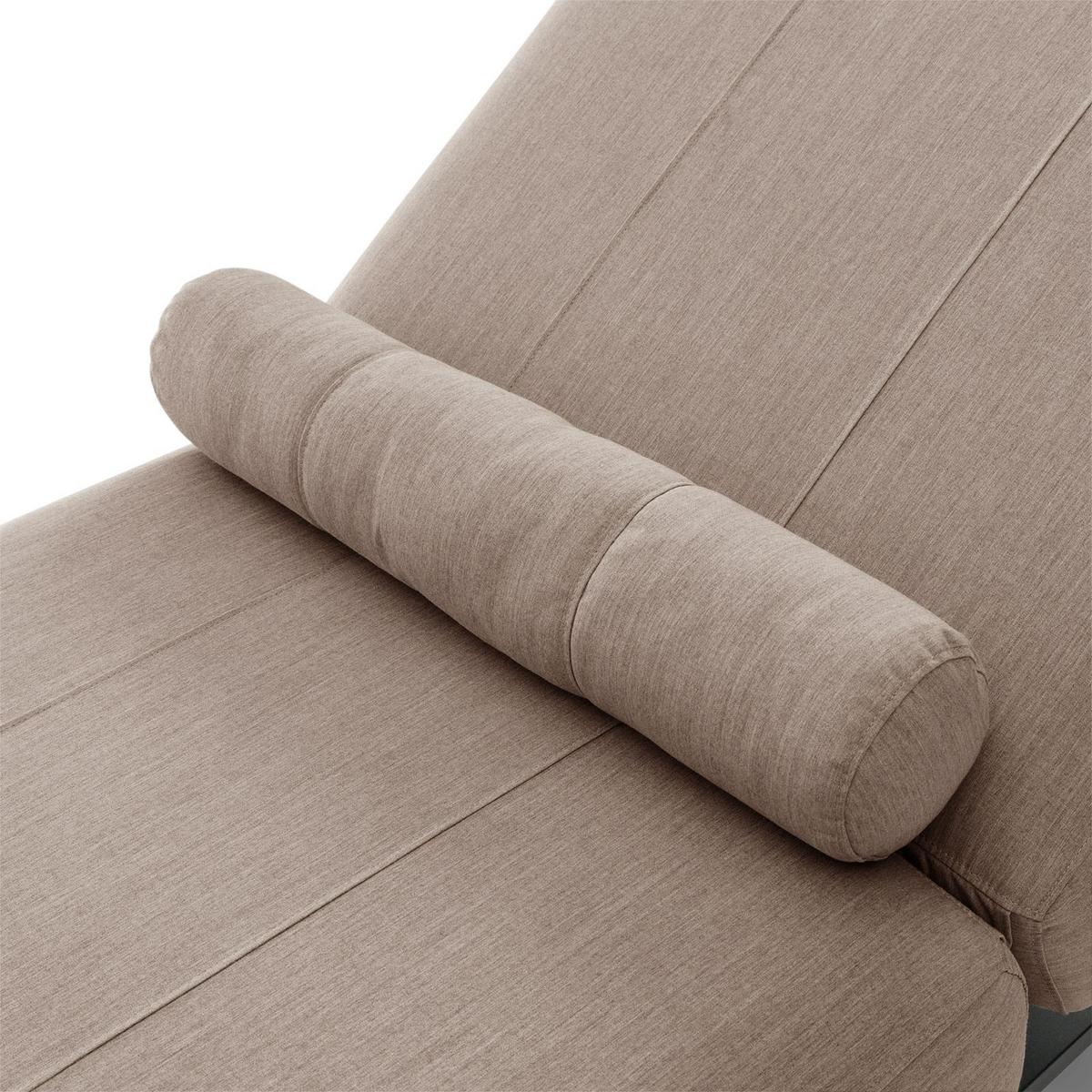 SONNENLIEGE TROPEA beige, schwarz - Beige, Kunststoff (213/32/91cm) - IDIMEX