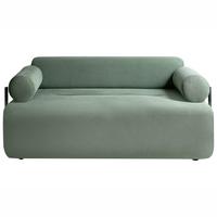 2-SITZER-SOFA Stoff Hellgrün Elva - Hellgrün, Textil (170/74/100cm) - Beliani