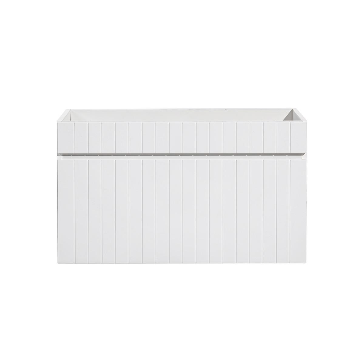 WASCHTISCHUNTERSCHRANK 80cm Zelie Weiß - Weiß, Holzwerkstoff (80/46/45cm) - Petits-meubles