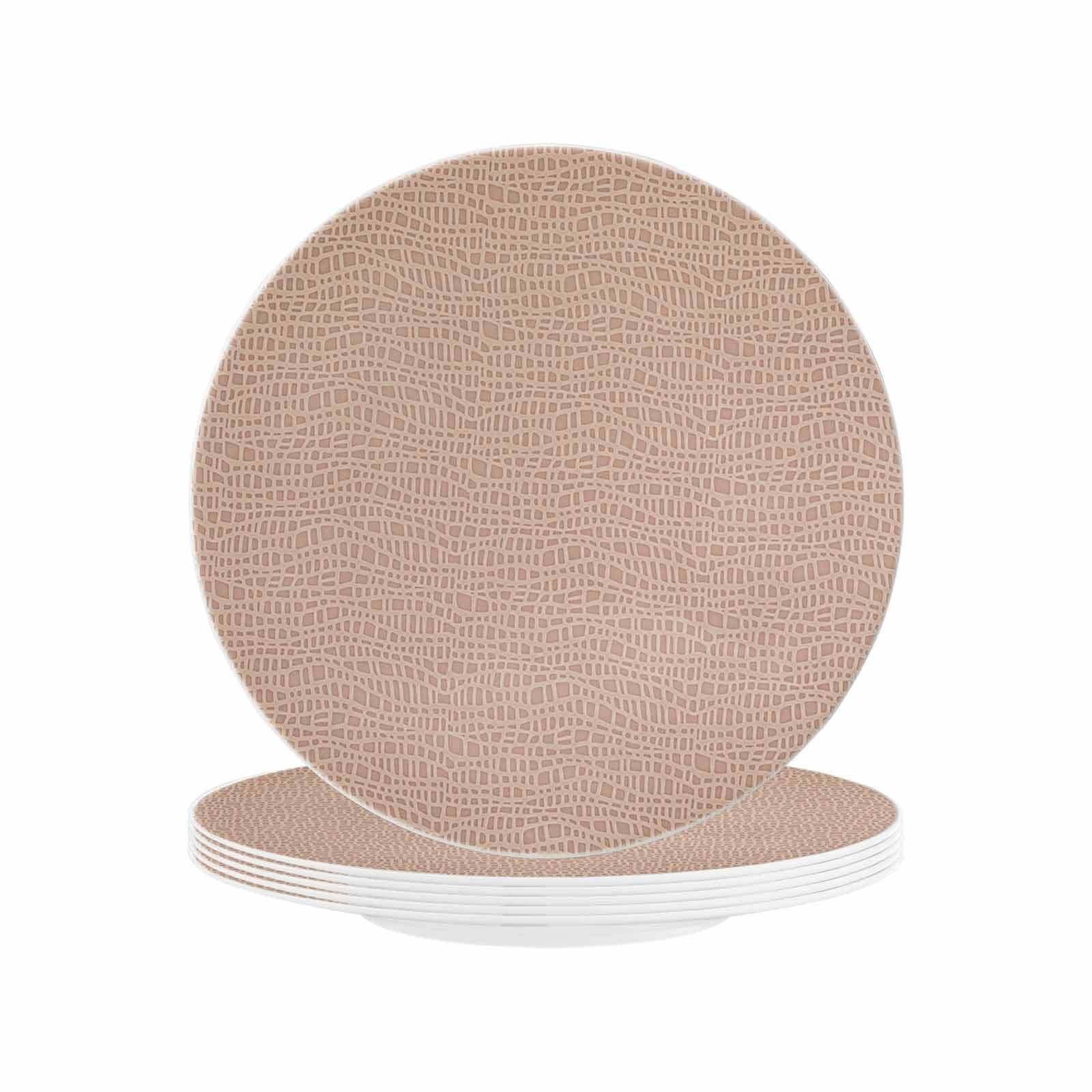FRÜHSTÜCKSTELLER Life Fashion Posh Rose ø 22,5 cm 6er Set - Rosa, Keramik (22.5cm) - Seltmann Weiden
