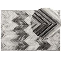 KURZFLOR-TEPPICH Aytepe 230/160 cm - Grau, Fell (160/230cm) - Beliani