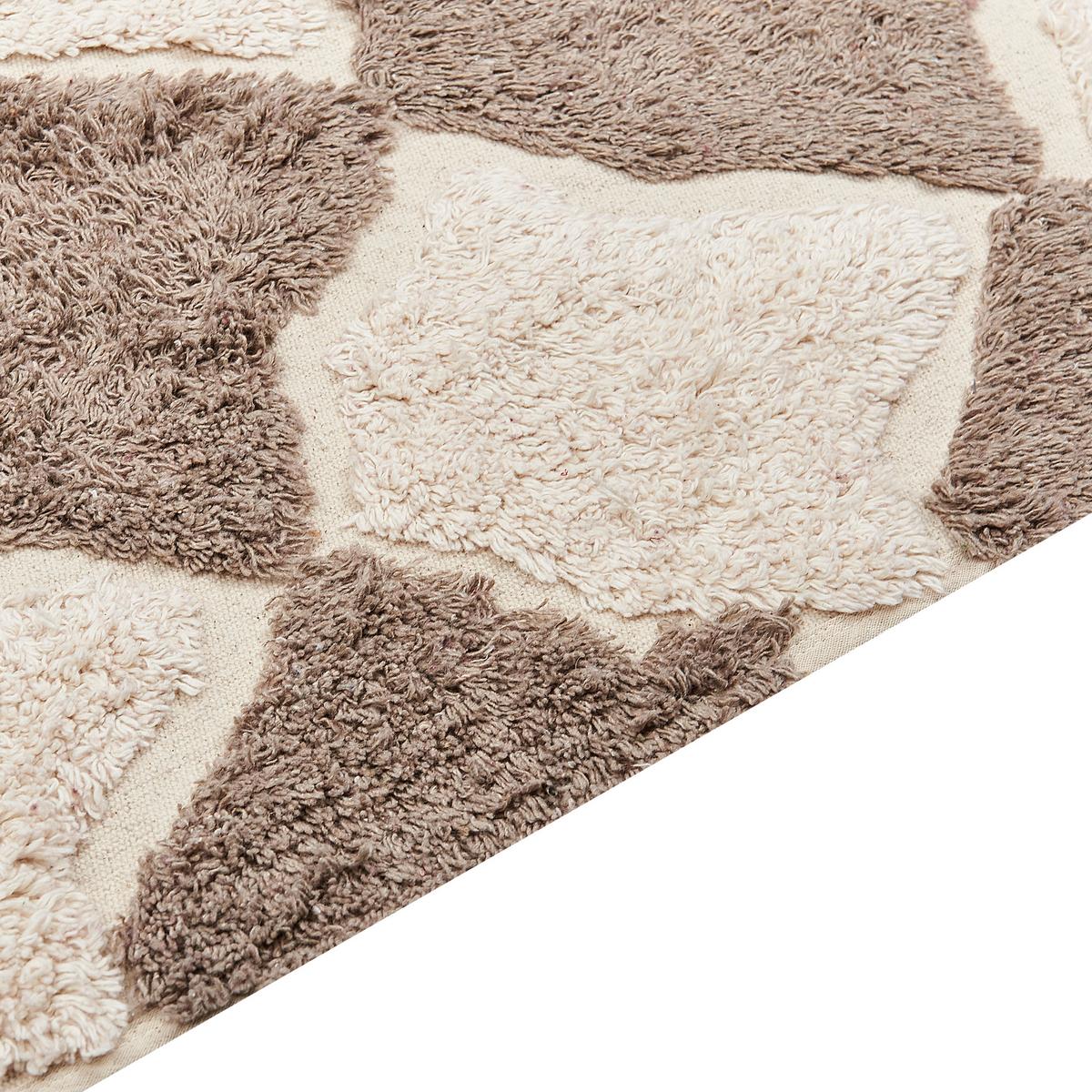 KURZFLOR-TEPPICH Sinop 150/80 cm - Braun, Textil (80/150cm) - Beliani