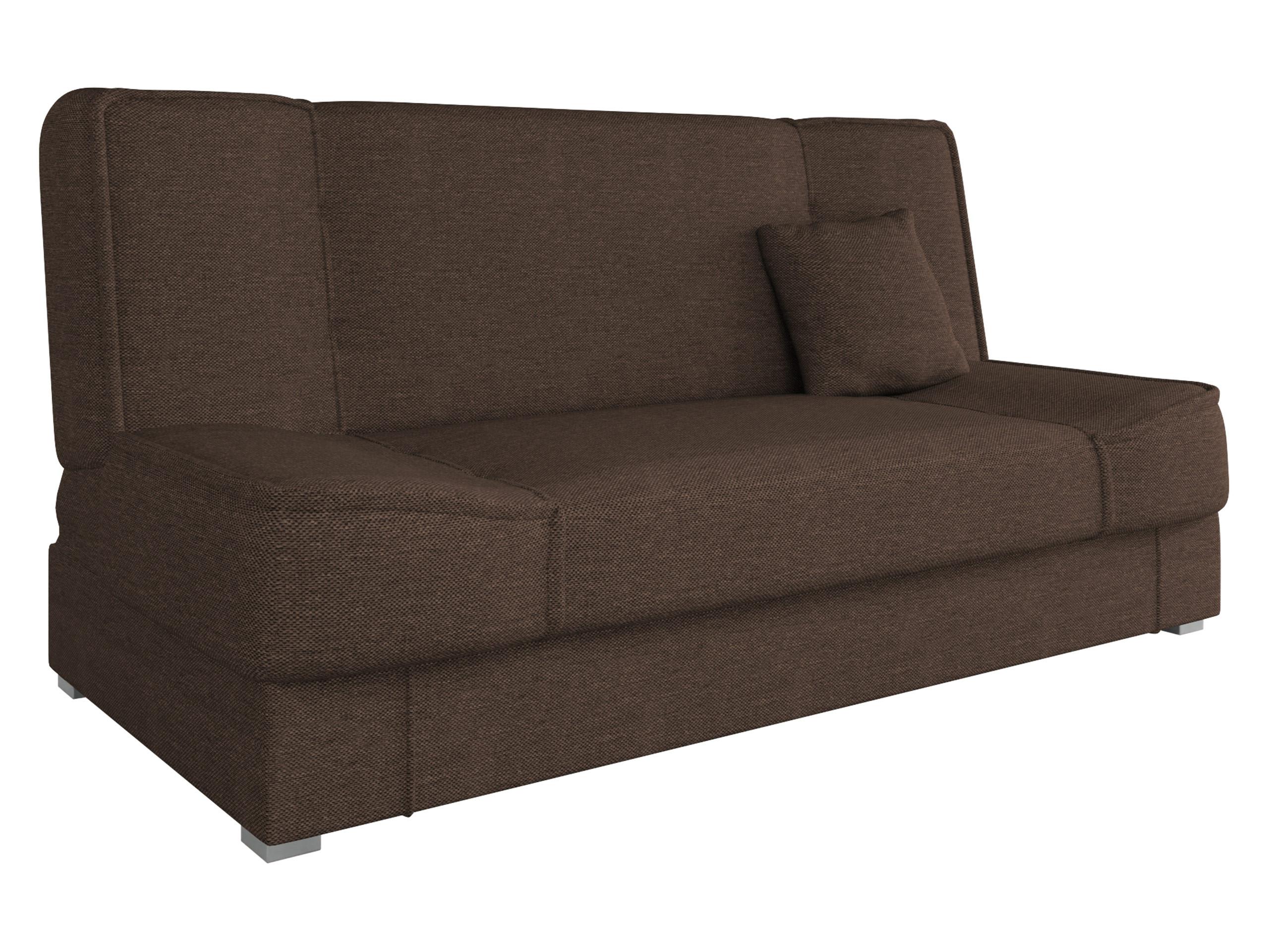 SCHLAFSOFA Gabi - Silberfarben/Braun, Holz/Kunststoff (175/80/80cm) - MIRJAN24