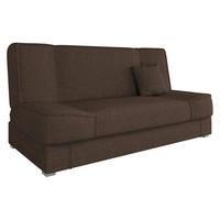 SCHLAFSOFA Gabi - Silberfarben/Braun, Holz/Kunststoff (175/80/80cm) - MIRJAN24