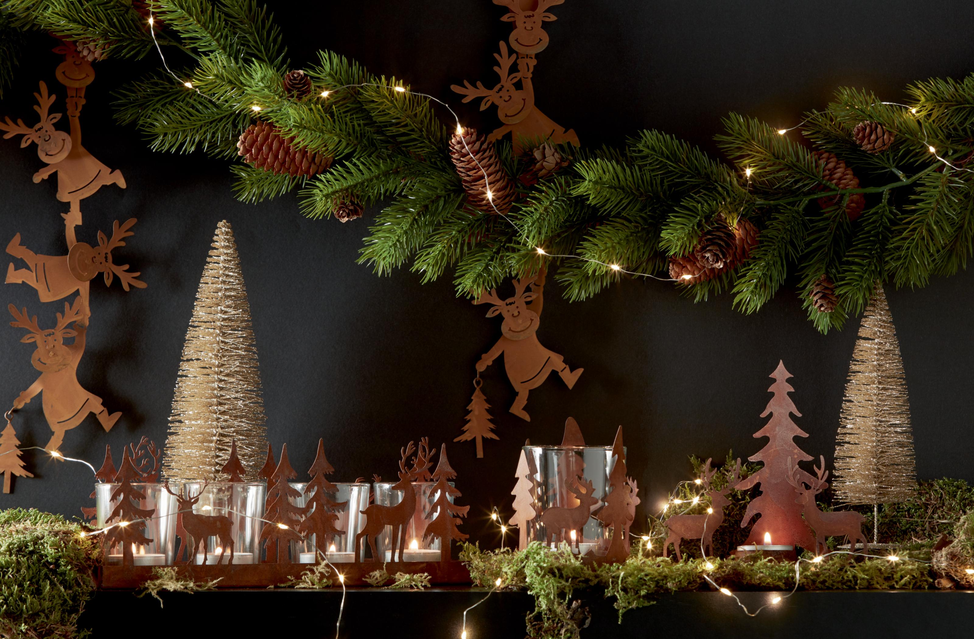 Rustic Christmas-dekoracje