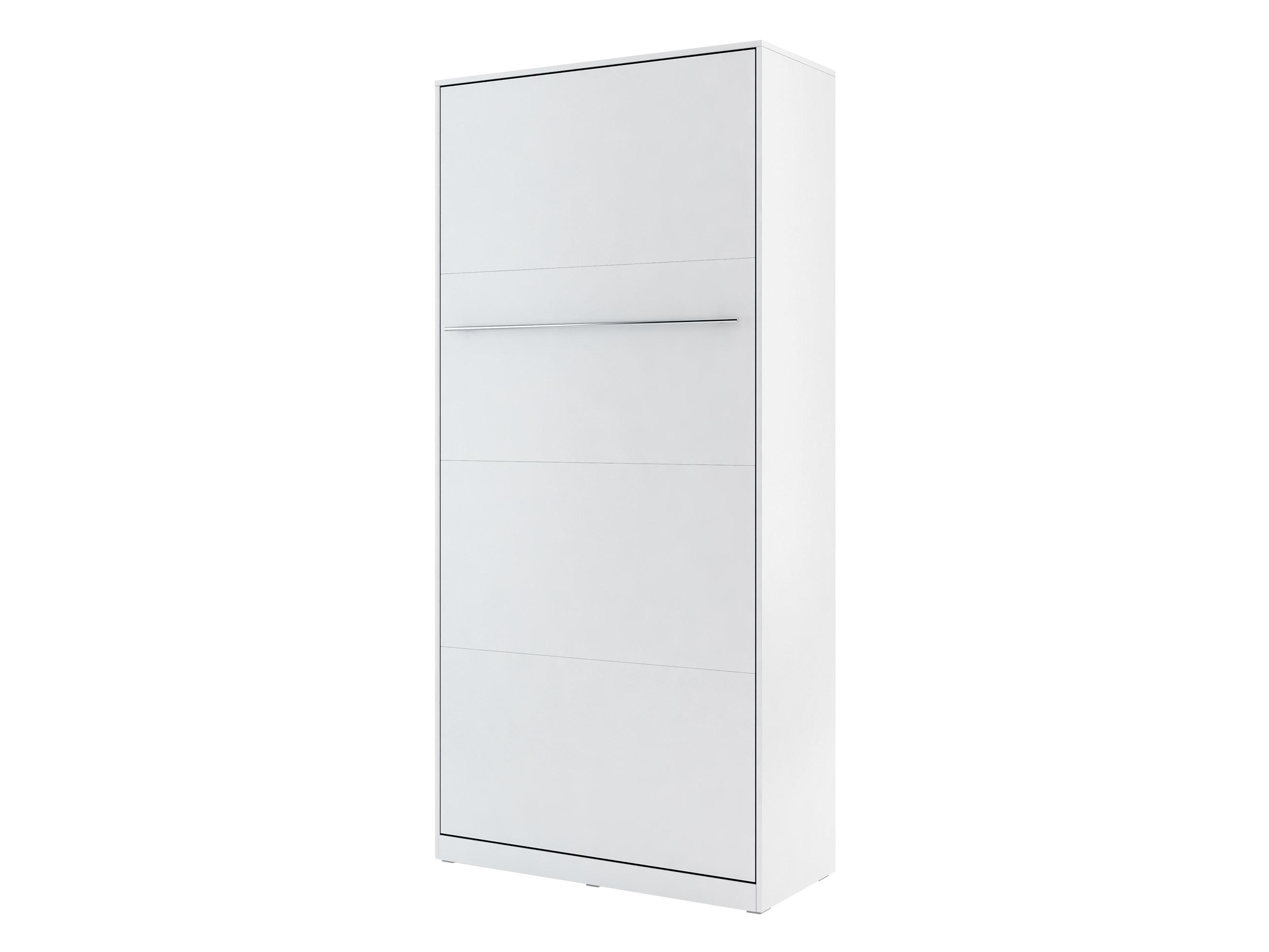 SCHRANKBETT Concept Pro I Vertical - Weiß, Holzwerkstoff (90/200cm) - MIRJAN24