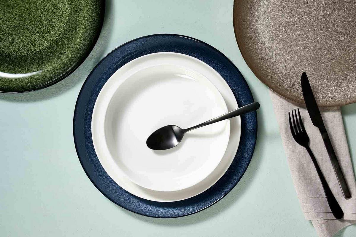 PLATZTELLER Grazia Blau ø 33 cm 4er Set - Blau, Glas (33cm) - Ritzenhoff Breker