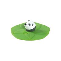 DECKEL Bambini Panda ø 9 cm - Grün, Kunststoff (0.001L) - Leonardo Living
