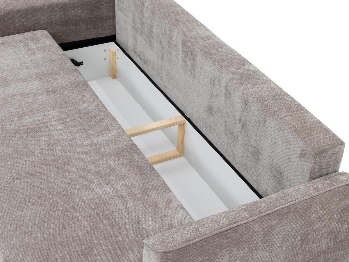 SCHLAFSOFA Floxi - Graphitfarben/Schwarz, Holz/Kunststoff (244/96/96cm) - MIRJAN24