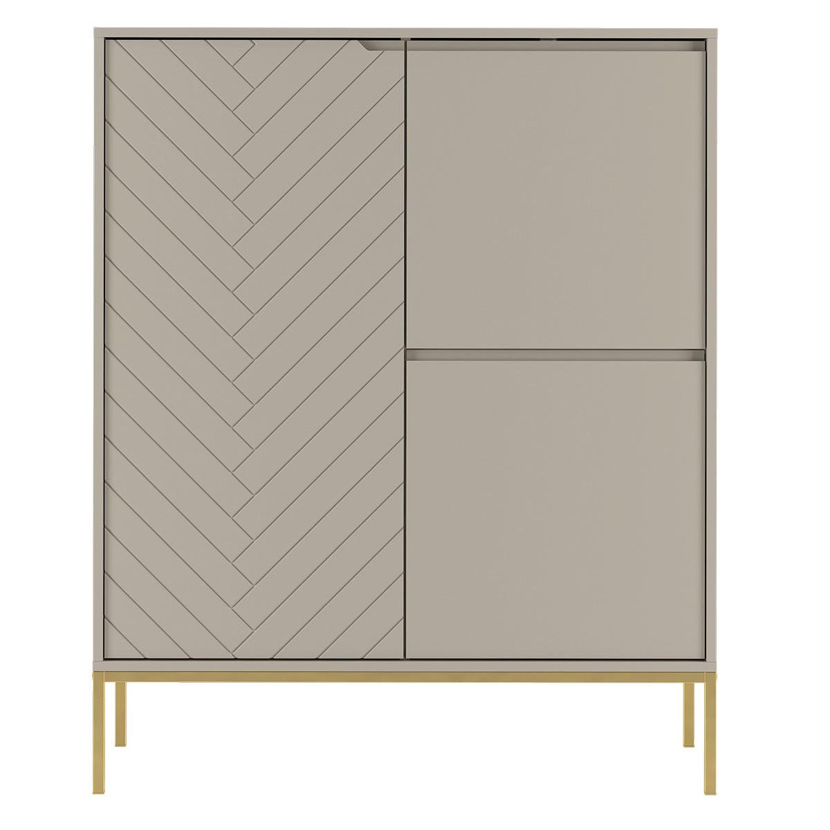 SIDEBOARD Daria Kaschmir - Kaschmir, Holzwerkstoff (102/145/39cm) - Petits-meubles