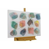 ACRYLBILD HANDGEMALT 100/75 cm - Beige/Weiß, Holz/Textil (100/75cm) - KUNSTLOFT