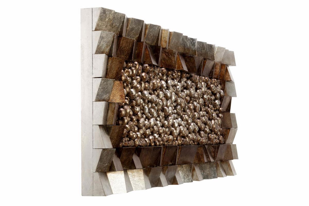 WANDBILD Braun 123/55 cm - Braun, Holz/Kunststoff (6.5/55cm) - KUNSTLOFT