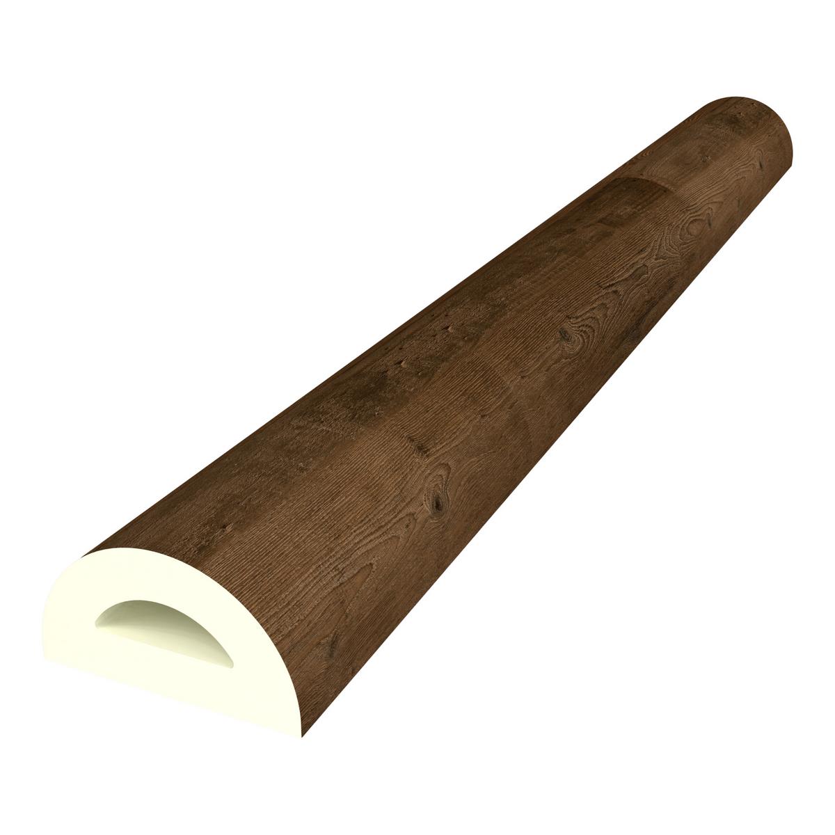 TREPPENVERKLEIDUNG-SET 2 TLG. Bunschoten - Dunkelbraun, Kunststoff (120/32cm) - NEU.HOLZ