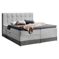 BOXBETT Royal - H3 - Grau, Holz (180/200cm) - MIRJAN24