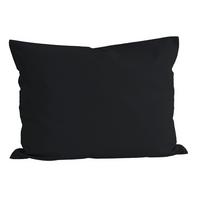 KISSENBEZUG Basic 100% Baumwolle schwarz 60/40 cm - Schwarz, Textil (40/60cm) - beties Heimtextil