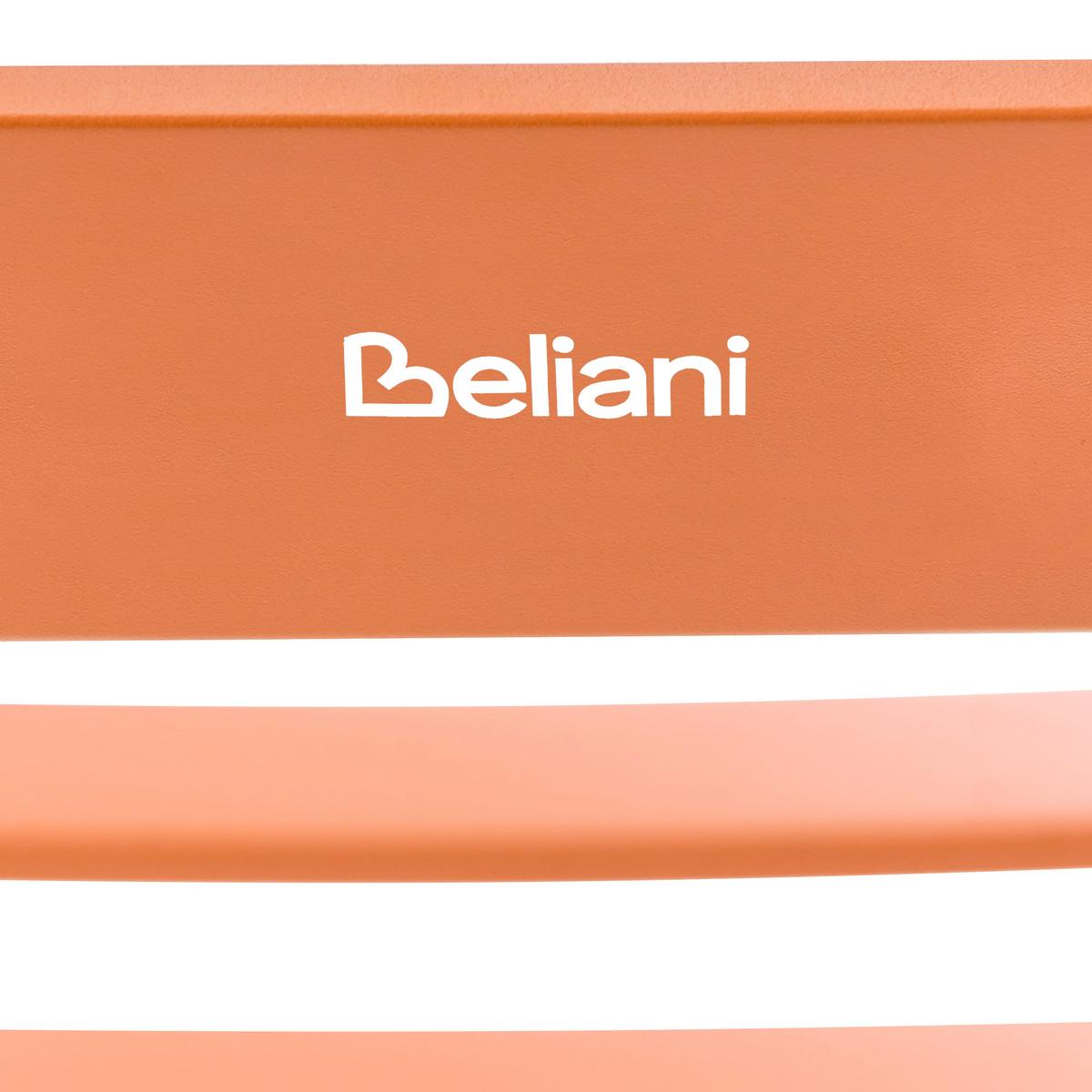 GARTEN-SCHAUKELSTUHL Orange Turi - Orange, Metall (66/92/96cm) - Beliani