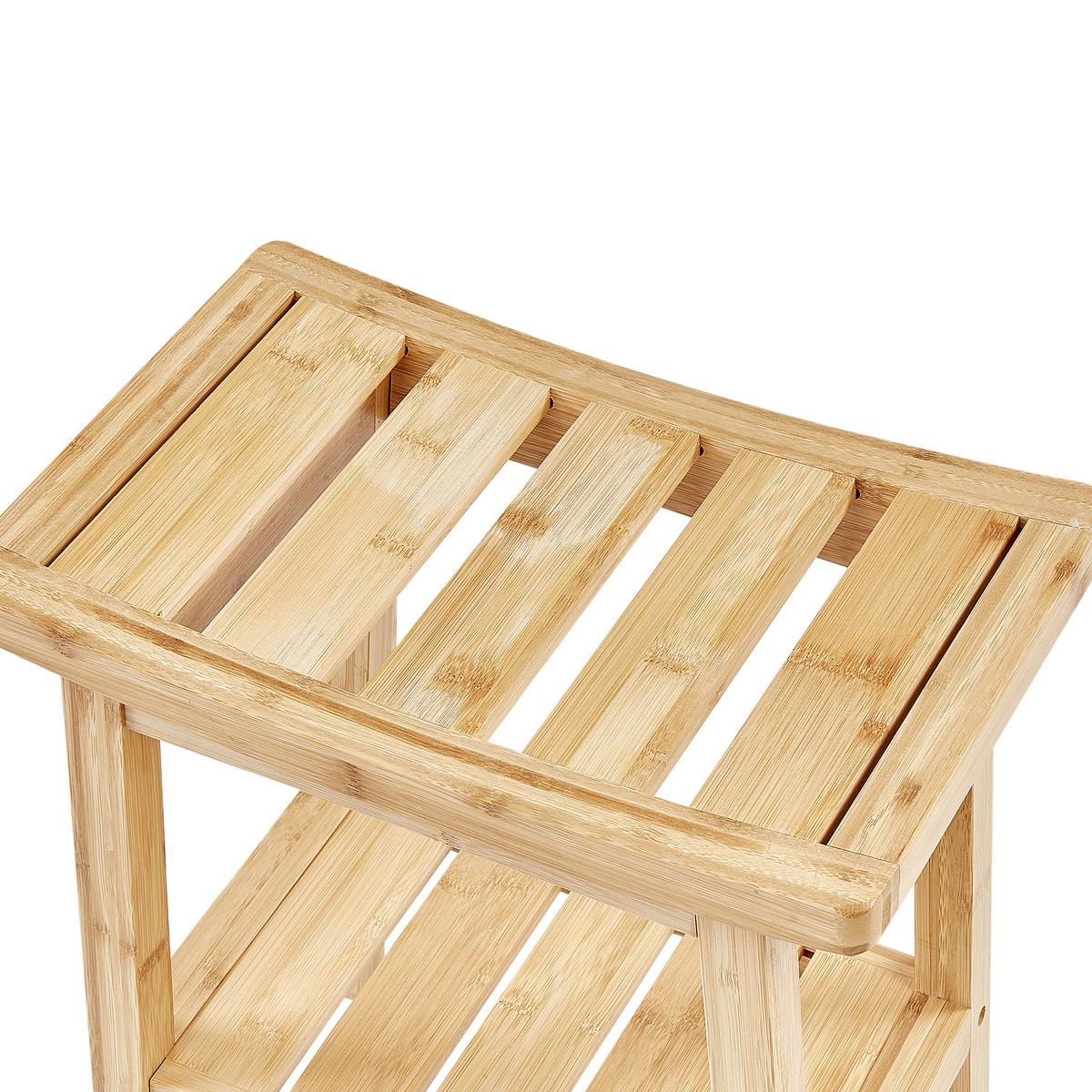 BEISTELLTISCH Bambus Hellbraun Tremont - Braun, Holz (45/39/45cm) - Beliani