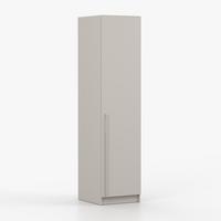 DREHTÜRENSCHRANK ROSA 1D 50/210/55, 1-türig, Kaschmir - Kaschmir, Holzwerkstoff (50/210/55cm) - imoebel24