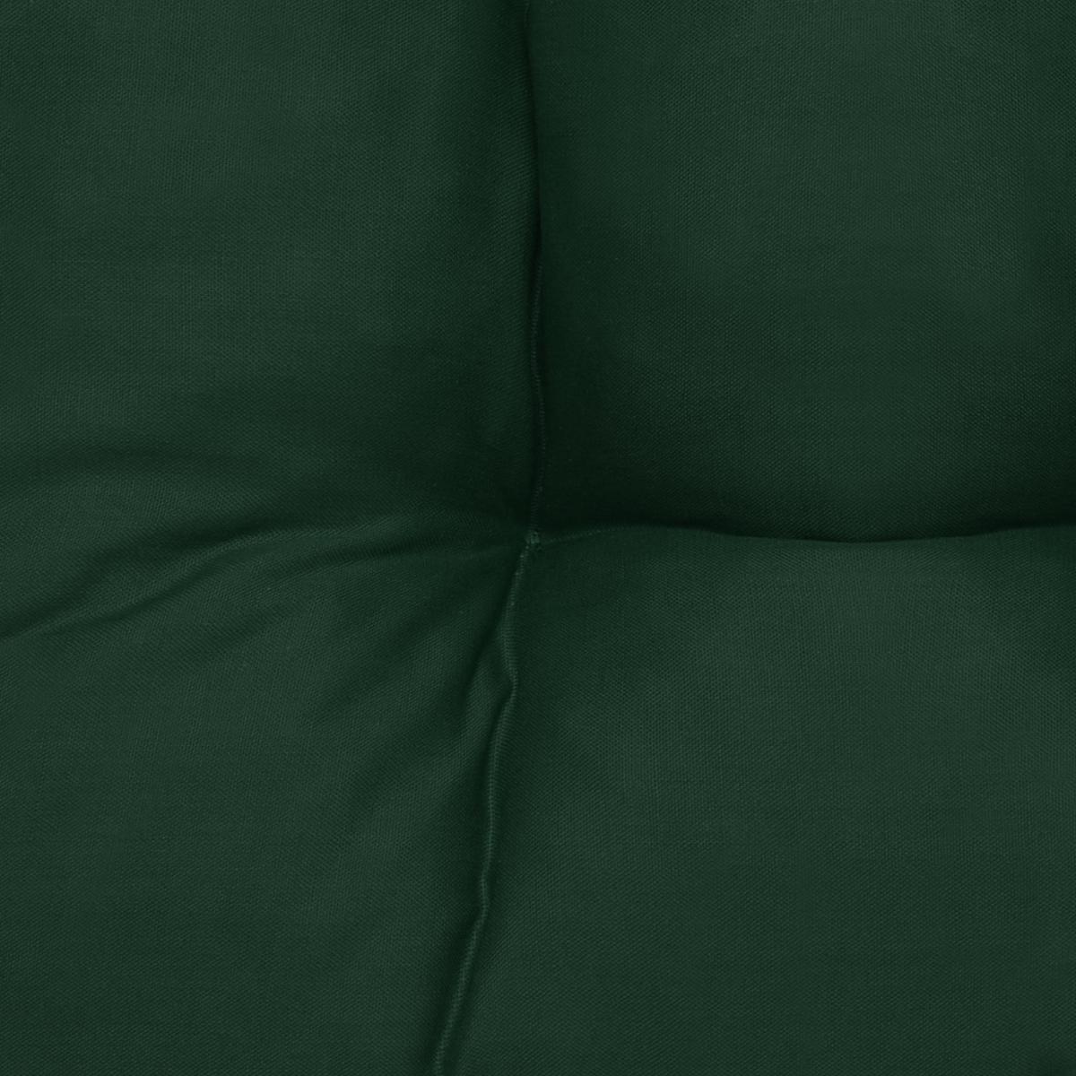 STUHLKISSEN Lisa 40/40/8 cm Dunkelgrün 4tlg - Dunkelgrün, Textil (40/40cm) - Beautissu 