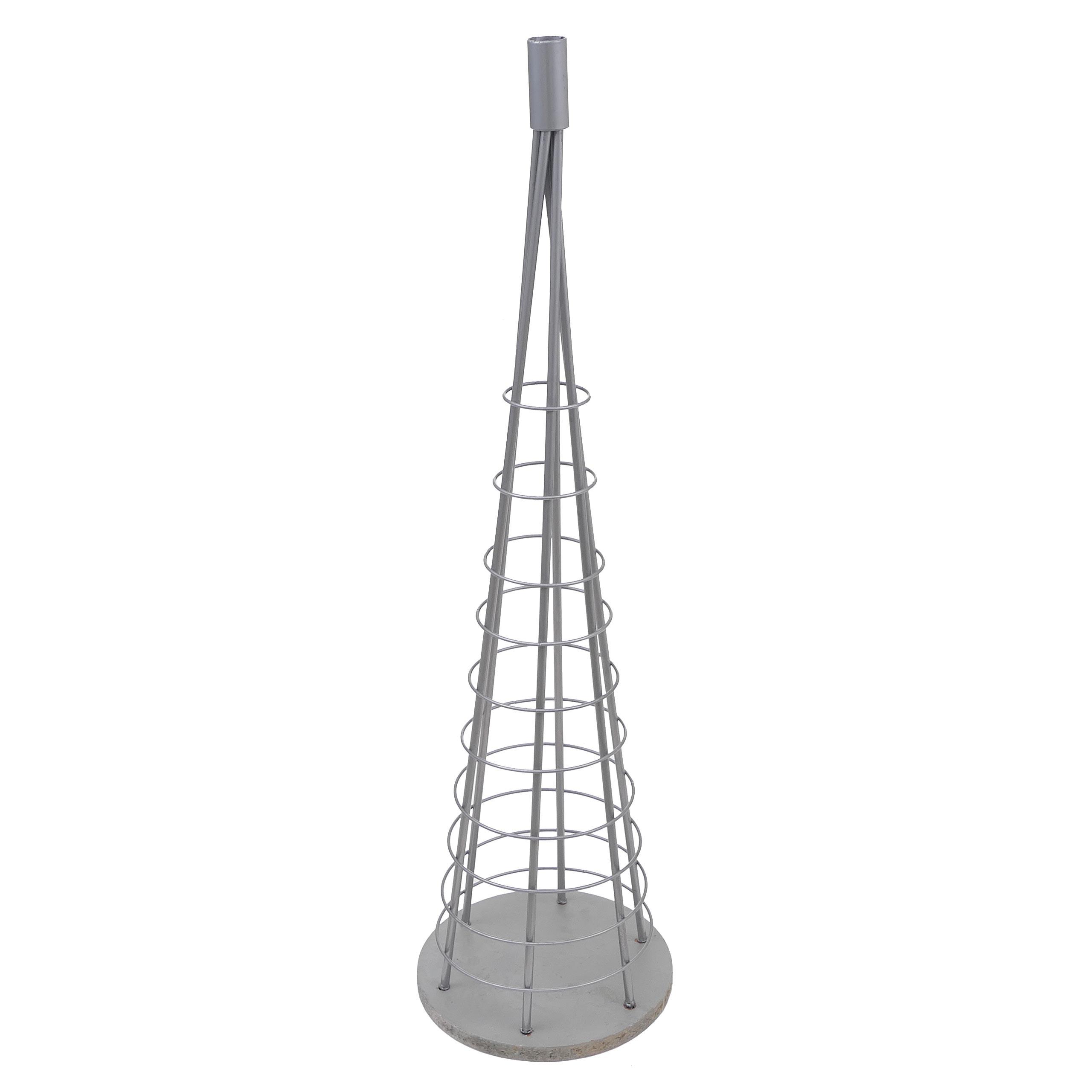 DEKO-BAUM Silber - Silberfarben, Metall (25/90cm) - MCW