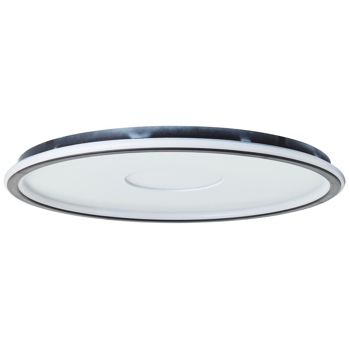 DECKENLEUCHTE Vegas G99703/76 - Schwarz, Metall (50.8/50.8/3.6cm) - Brilliant
