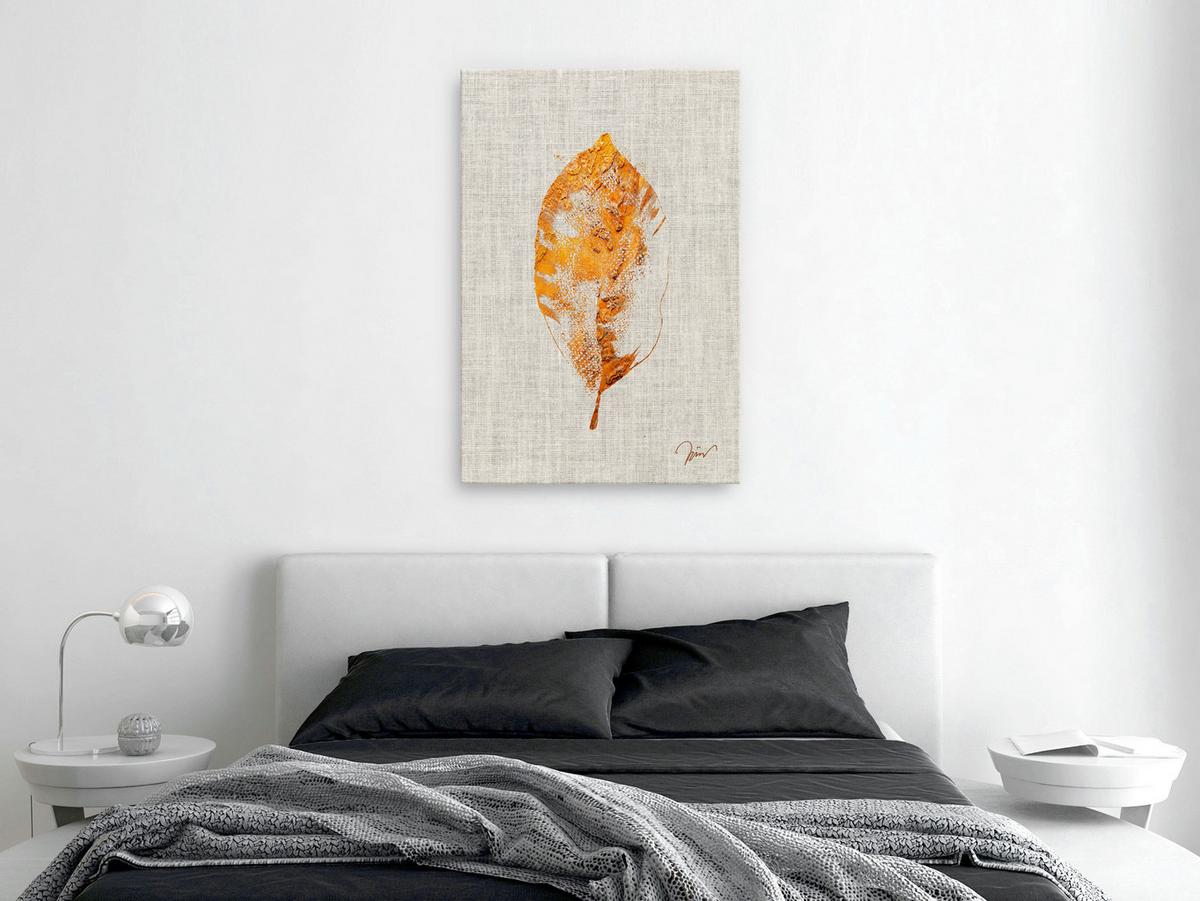 KUNSTDRUCK Beige 40/60 cm - Beige/Grau, Textil (40/60cm) - KUNSTLOFT