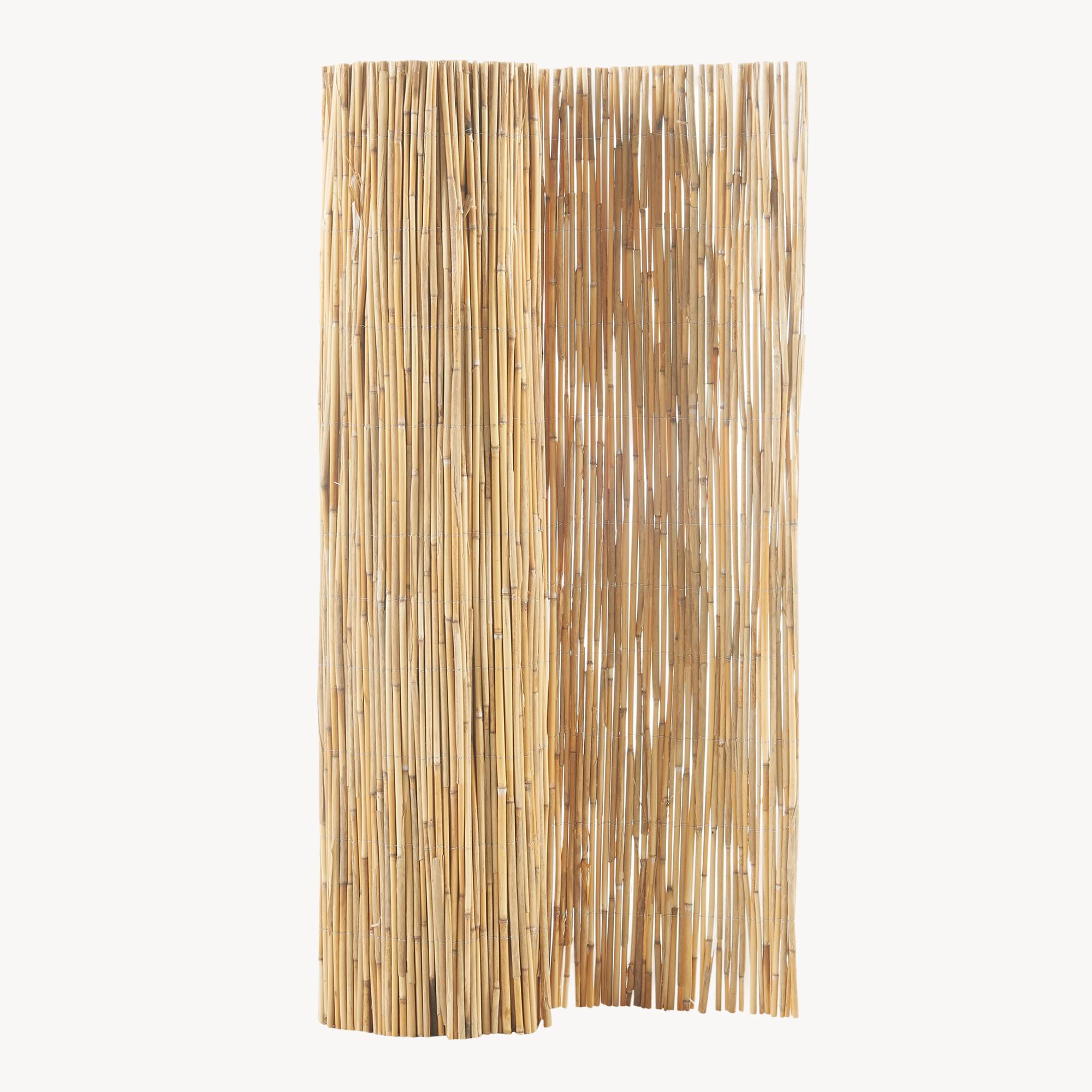 SCHILFZAUN Abbateggio - Naturfarben, Naturmaterialien (90/0.6cm) - casa.pro