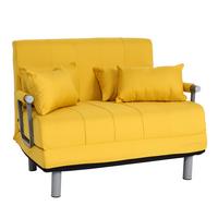 SCHLAFSESSEL Gelb - Gelb, Textil (105/80/186cm) - MCW