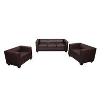 SOFAGARNITUR Dunkelbraun - Dunkelbraun, Textil (450/70/200cm) - MCW