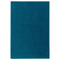 HOCHFLOR VELOURS TEPPICH LUNA - Petrol, Textil (80/160cm) - Snapstyle