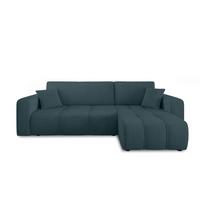 ECKSOFA Dagny Mit Schlaffunktion - Smaragdgrün, Holzwerkstoff/Textil (248/146cm) - Fun Möbel
