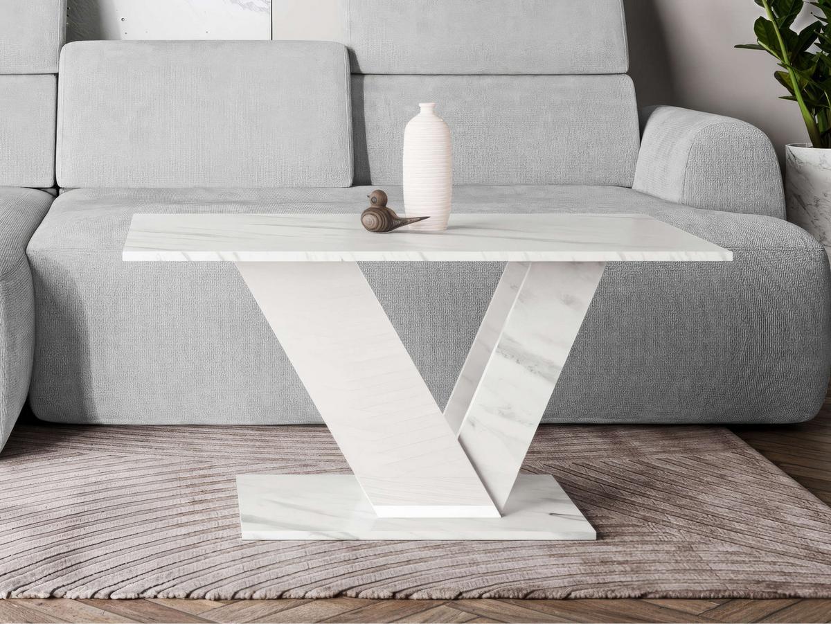 COUCHTISCH Dubai - Weiß, Holzwerkstoff (60/100/55cm) - MIRJAN24