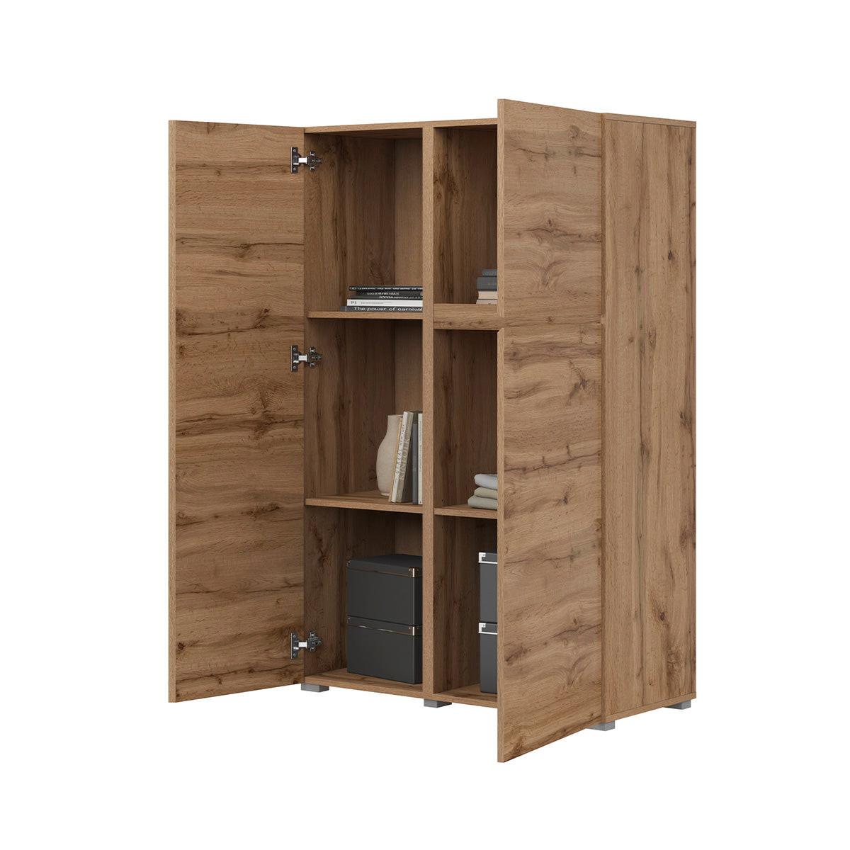 SIDEBOARD Maxis Holz - Braun, Holzwerkstoff (92/139/40cm) - Petits-meubles